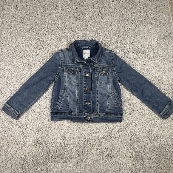Cat & Jack 3T Jean Jacket Denim Girls Toddler - Picture 4 of 16